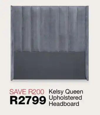 OK Furniture Kelsy Queen Upholstered Headboard offer