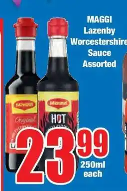 Boxer MAGGI Lazenby Worcestershire Sauce Assorted offer
