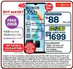 Pick n Pay Hypermarket HONOR X5b 64GB offer