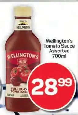 Pick n Pay Hypermarket Wellington's Tomato Sauce Assorted 700ml offer