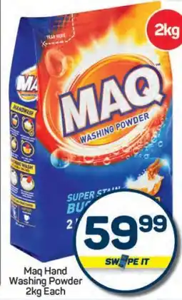 Pick n Pay Hypermarket MAQ HAND WASHING POWDER 2kg offer