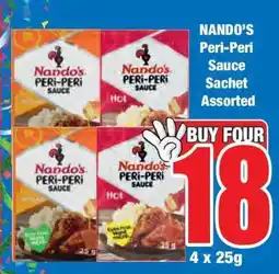 Boxer Nando's Peri-Peri Sauce Sachet Assorted offer