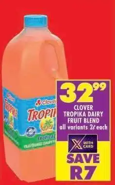 Shoprite Clover Tropika Dairy Fruit Blend offer