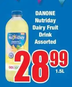 Boxer DANONE Nutriday Dairy Fruit Drink Assorted offer