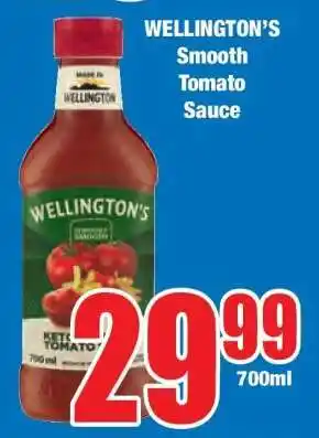 Boxer WELLINGTON'S Smooth Tomato Sauce offer