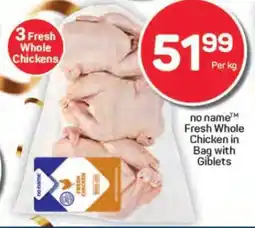 Pick n Pay Hypermarket no name Fresh Whole Chicken in Bag with Giblets offer
