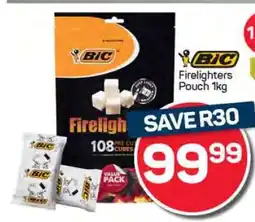 Pick n Pay Hypermarket BIC Firelighters Pouch 1kg offer