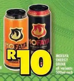 Shoprite MOFAYA ENERGY DRINK offer