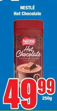 Boxer Nestlé Hot Chocolate offer