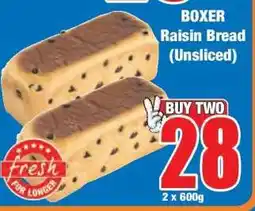 Boxer BOXER Raisin Bread (Unsliced) offer