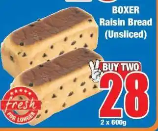 Boxer BOXER Raisin Bread (Unsliced) offer
