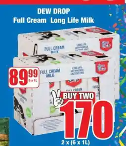Boxer DEW DROP Full Cream Long Life Milk offer