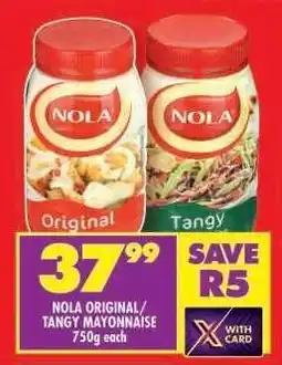 Shoprite NOLA ORIGINAL/TANGY MAYONNAISE offer