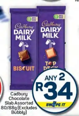 Pick n Pay Hypermarket Cadbury Chocolate Slab Assorted offer
