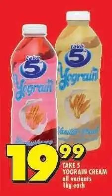 Shoprite TAKE 5 YOGRAIN CREAM offer