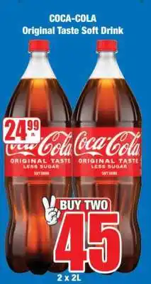 Boxer COCA-COLA Original Taste Soft Drink offer