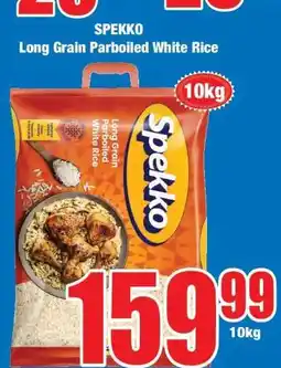 Boxer SPEKKO LONG GRAIN PARBOILED WHITE RICE offer