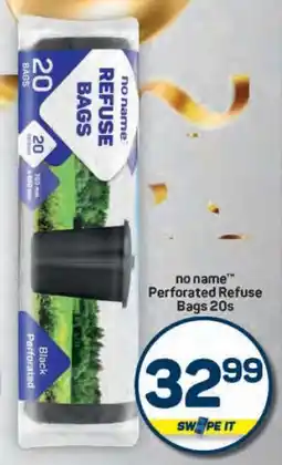 Pick n Pay Hypermarket no name Perforated Refuse Bags 20s offer
