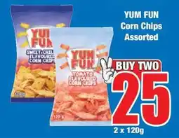 Boxer YUM FUN Corn Chips Assorted offer