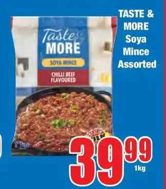 Boxer TASTE & MORE Soya Mince Assorted offer
