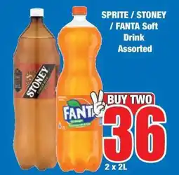Boxer SPRITE / STONEY / FANTA Soft Drink Assorted offer