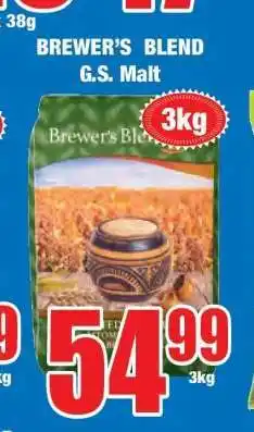 Boxer BREWER'S BLEND G.S. Malt offer