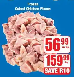 Boxer Frozen Cubed Chicken Pieces offer