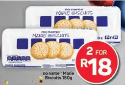 Pick n Pay Hypermarket no name Marie Biscuits 150g offer