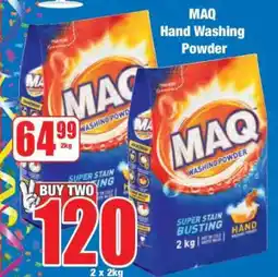 Boxer MAQ Hand Washing Powder offer