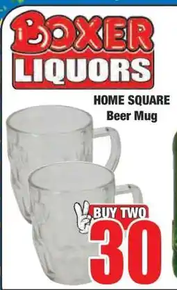 Boxer HOME SQUARE Beer Mug offer