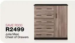 OK Furniture Julia Maxi Chest of Drawers offer
