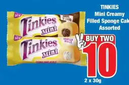 Boxer TINKIES Mini Creamy Filled Sponge Cake Assorted offer