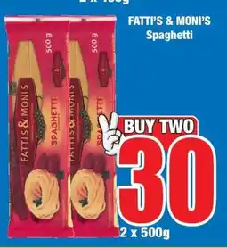 Boxer FATTI'S & MONI'S Spaghetti offer