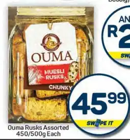 Pick n Pay Hypermarket Ouma Rusks Assorted offer