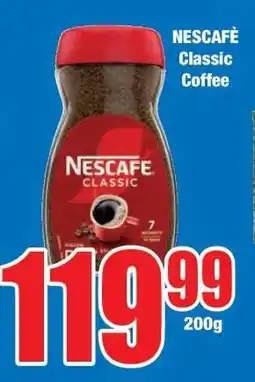 Boxer NESCAFÉ Classic Coffee offer