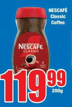 Boxer NESCAFÉ Classic Coffee offer