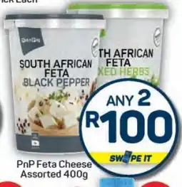 Pick n Pay Hypermarket PnP Feta Cheese Assorted 400g offer