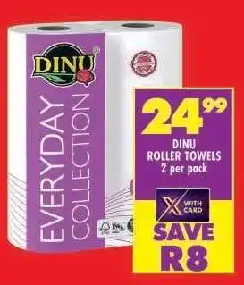 Shoprite DINU ROLLER TOWELS 2 per pack offer