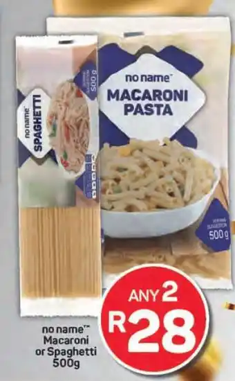 Pick n Pay Hypermarket no name Macaroni or Spaghetti offer