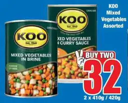 Boxer KOO Mixed Vegetables Assorted offer