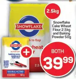 Pick n Pay Hypermarket Snowflake Cake Wheat Flour 2.5kg and Baking Powder 50g offer