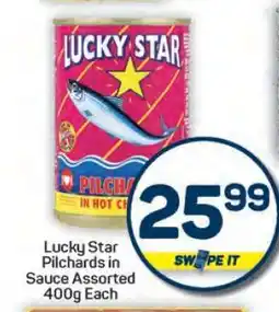 Pick n Pay Hypermarket Lucky Star Pilchards in Sauce Assorted offer