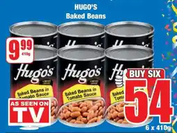 Boxer HUGO'S Baked Beans offer