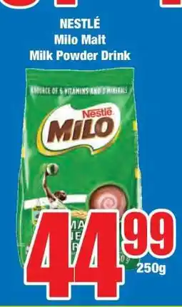 Boxer NESTLÉ Milo Malt Milk Powder Drink offer