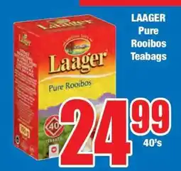 Boxer Laager Pure Rooibos Teabags offer