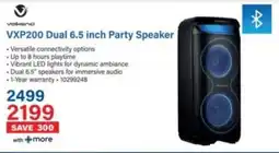 Incredible Connection Volkano VXP200 Dual 6.5 inch Party Speaker offer