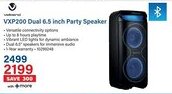 Incredible Connection Volkano VXP200 Dual 6.5 inch Party Speaker offer