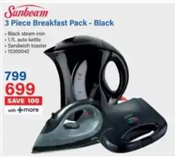 Incredible Connection Sunbeam Breakfast Pack Black offer