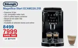 Incredible Connection DeLonghi Magnifica Start ECAM220.21B offer