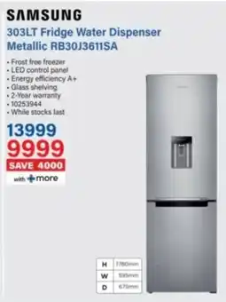 Incredible Connection SAMSUNG Fridge Water Dispenser Metallic offer